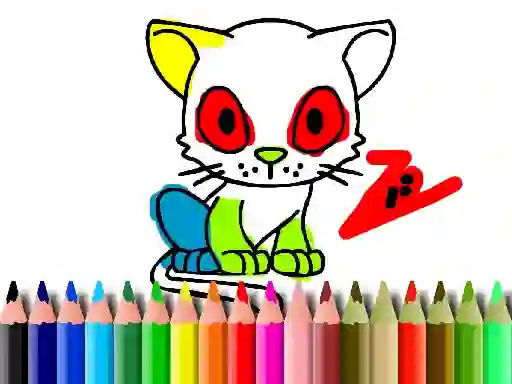 Back To School: Cat Coloring — 無料オンラインゲーム