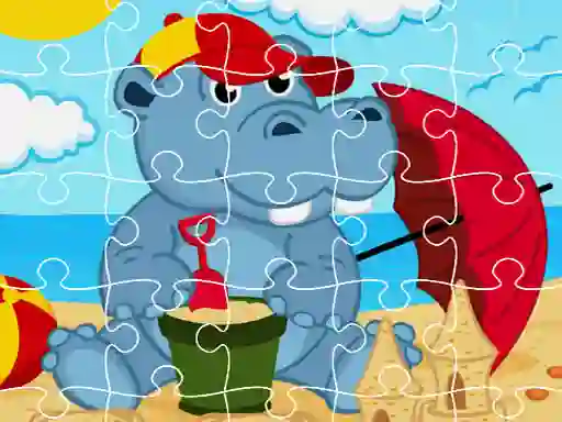 Hippo Jigsaw — 無料オンラインゲーム