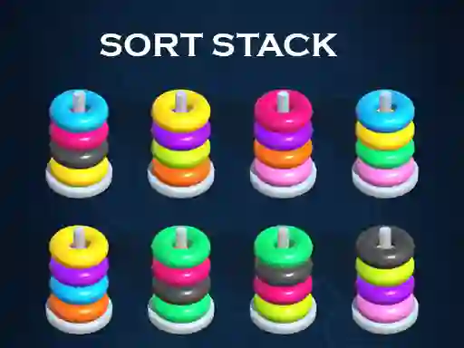 Sort Stack color Hoop Game — 無料オンラインゲーム