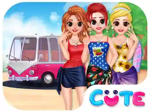 Besties Summer Vacation — 無料オンラインゲーム