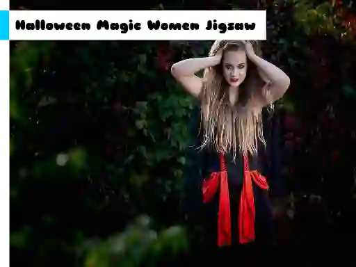 Halloween Magic Women Jigsaw — 無料オンラインゲーム