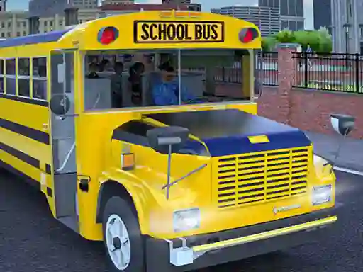 ゲームSchool Bus Game Driving Simオンライン