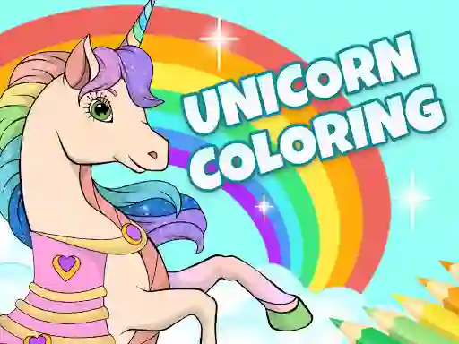 Unicorn Dress Up Coloring Book — 無料オンラインゲーム