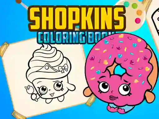 Shopkins Coloring Book — 無料オンラインゲーム