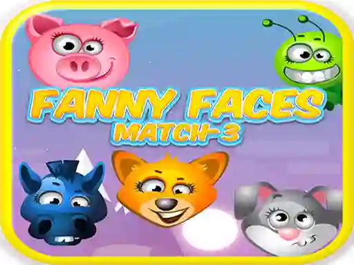 Funny Faces Match-3 — 無料オンラインゲーム