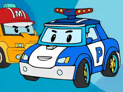 Robocar Coloring Book — 無料オンラインゲーム