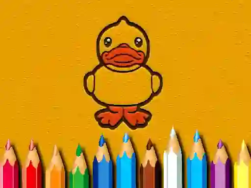 Back To School: Ducks Coloring Book — 無料オンラインゲーム