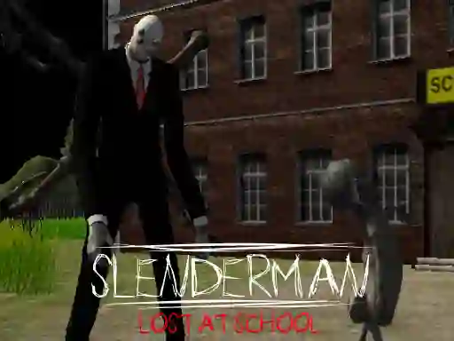 Slenderman Lost at School — 無料オンラインゲーム