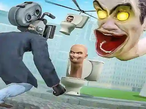 ゲームSkibidi Toilet TopDown Survivalオンライン