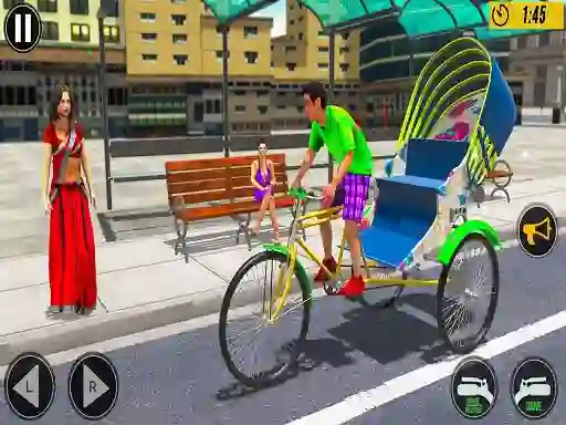 Bicycle Tuk Tuk Aauto Rickshaw New Driving — 無料オンラインゲーム