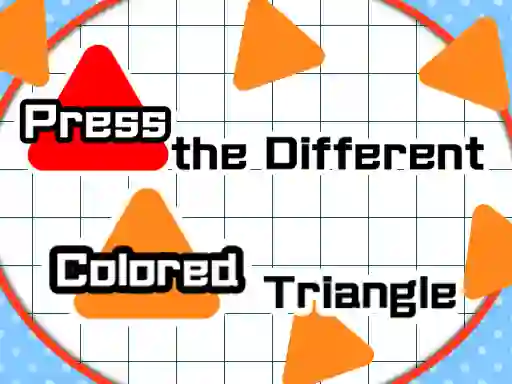 Press The Different Colored Triangle — 無料オンラインゲーム