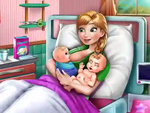 Ice Princess Twins Birth — 無料オンラインゲーム