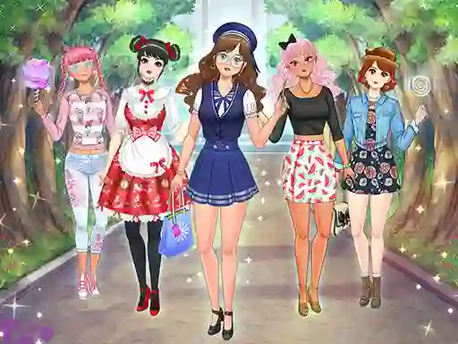 High School Anime Dress Up — 無料オンラインゲーム