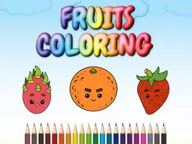 FRUITS COLORING — 無料オンラインゲーム