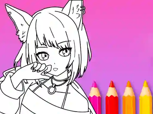 ゲームAnime Manga Coloring Bookオンライン