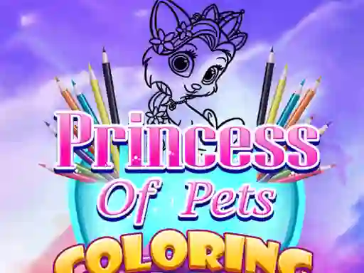 Princess Of Pets Coloring — 無料オンラインゲーム