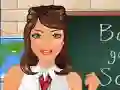 ゲームBarbie goes to School Makeoverオンライン