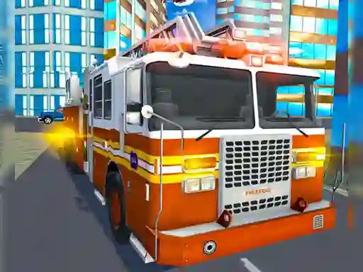 Fire City Truck Rescue Driving Simulator — 無料オンラインゲーム