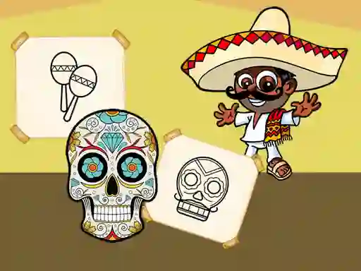 Crazy Mexican Coloring — 無料オンラインゲーム