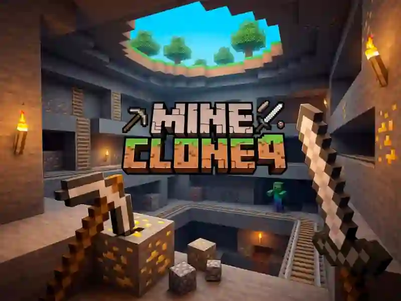 ゲームMine Clone 4オンライン