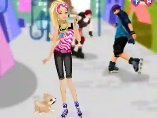 Barbie on roller skates — 無料オンラインゲーム