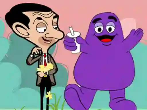 When Mr Bean meet Grimace — 無料オンラインゲーム