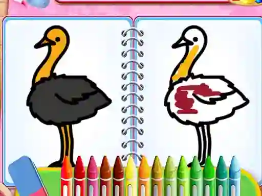Coloring Birds Game — 無料オンラインゲーム