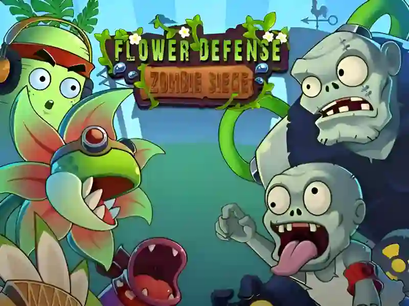 Flower Defense Zombie Siege — 無料オンラインゲーム