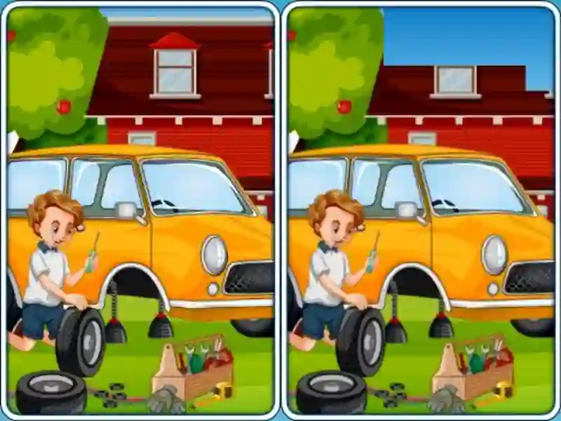 Car Garage Differences — 無料オンラインゲーム
