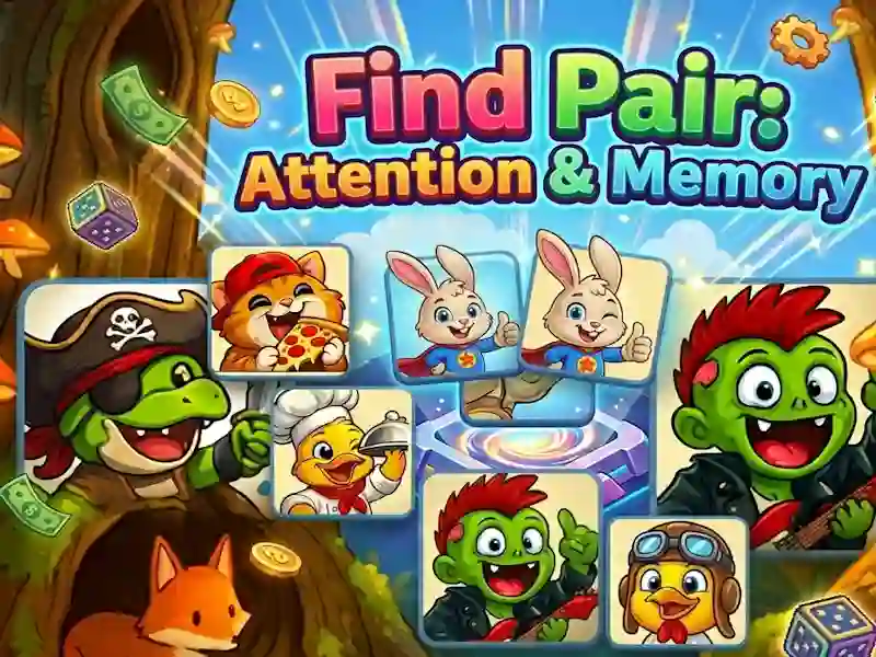 ゲームFind Pair: Attention & Memoryオンライン