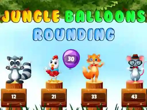 Jungle balloons rounding — 無料オンラインゲーム