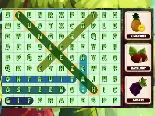 Word Search Fruits — 無料オンラインゲーム
