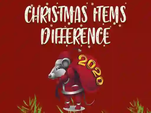 Christmas Items Differences — 無料オンラインゲーム