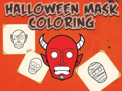 Halloween Mask Coloring Book — 無料オンラインゲーム