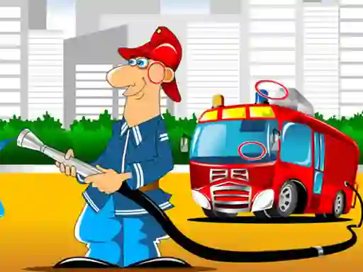 Fire Trucks Differences — 無料オンラインゲーム