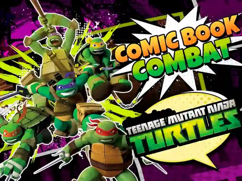 ゲームTeenage Mutant Ninja Turtles Comic book Combatオンライン