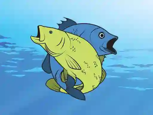 ゲームFriendly Fish Coloringオンライン
