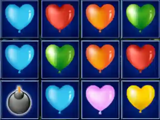 ゲームHeart Balloons Block Collapseオンライン