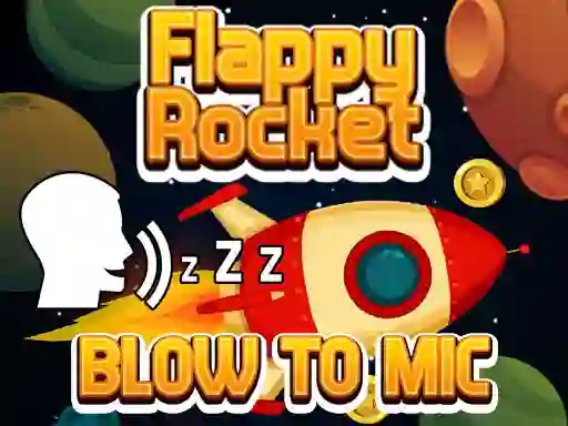 Flappy Rocket With Blowing — 無料オンラインゲーム