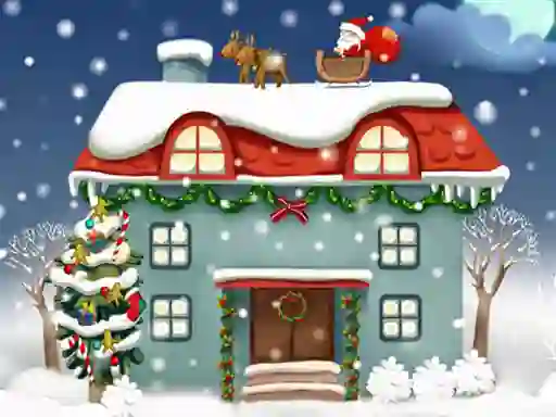 ゲームChristmas Rooms Differencesオンライン