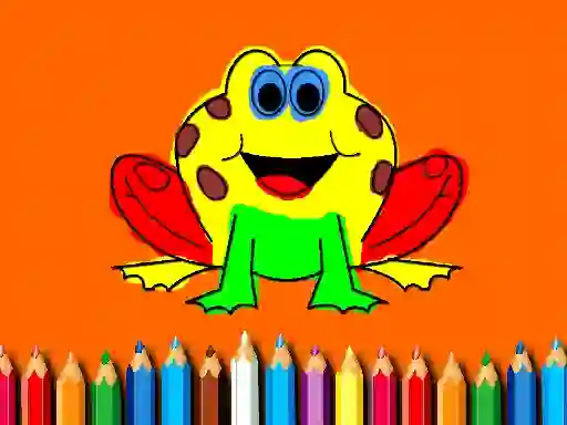 Back To School: Frog Coloring Book — 無料オンラインゲーム