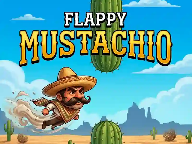 Flappy Mustachio — 無料オンラインゲーム