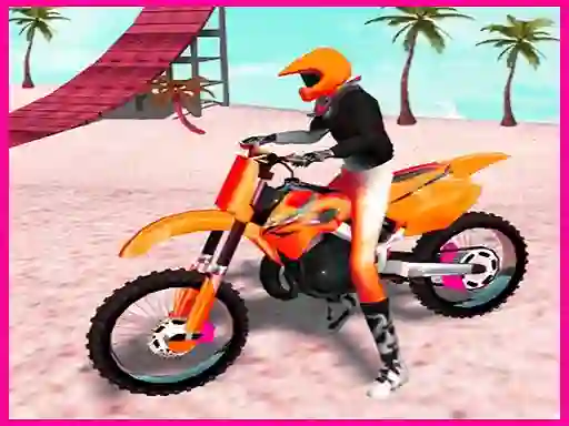 Motocross Beach Jumping Bike Stunt — 無料オンラインゲーム