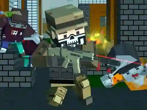 Pixel shooter zombie Multiplayer — 無料オンラインゲーム