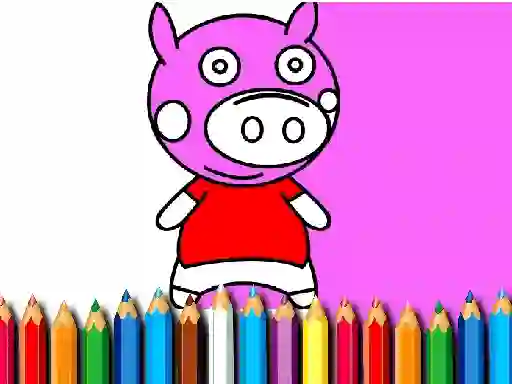 ゲームBack To School Coloring Book Pigオンライン