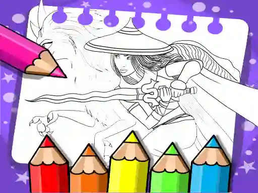 Raya And The Last Dragon Coloring Book — 無料オンラインゲーム