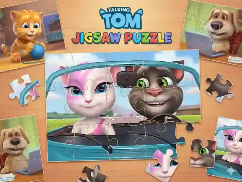 ゲームTalking Tom Jigsaw Puzzleオンライン
