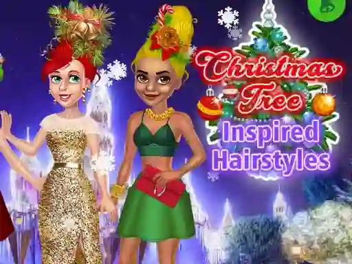 Christmas Tree Inspired Hairstyles — 無料オンラインゲーム