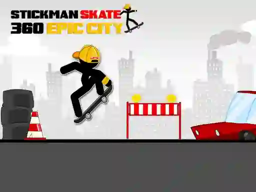 Stickman Skate 360 Epic City — 無料オンラインゲーム