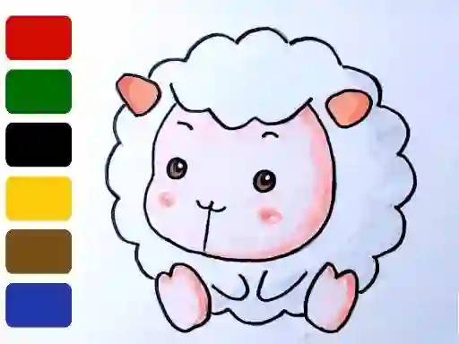 Baby sheep ColoringBook — 無料オンラインゲーム